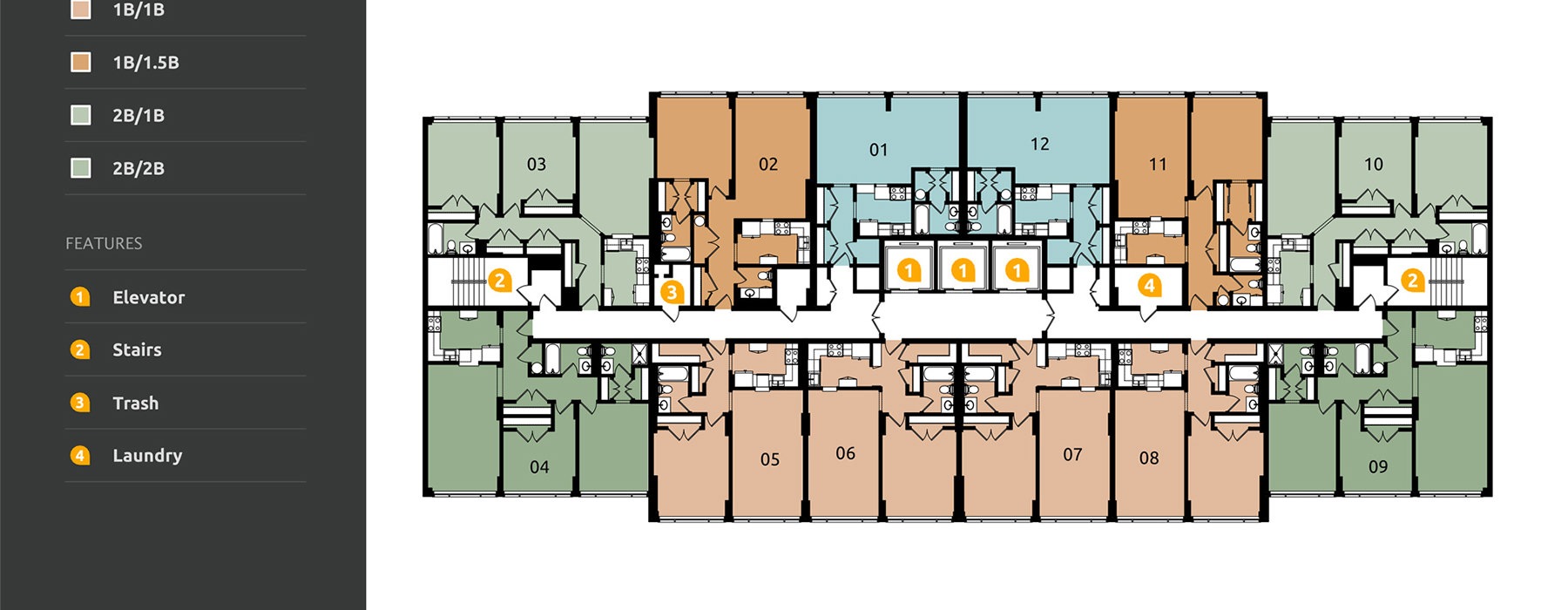 rendering of site map layout